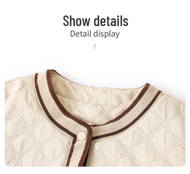 Mom's 2025 Autumn Petite Fragrant Women's Short Jacket: New Fashion for Middle-Aged & Elderly