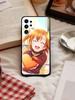 Love Live-Косака Хонока Чехол для телефона Samsung S26,S25,S24,S23,S22,S30,S21,Ultra,Plus,FE 5G Черный Мягкий чехол