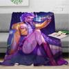 Flannel Digital Printed Blanket Conditioning Blanket Sofa Blanket Girl Gift