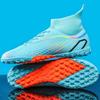 New High Top Soccer Boots Long Crushed Spikes Amazon Men's and Women's Soccer Boots Grass Student Training Shoes