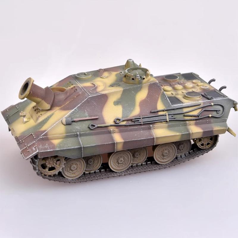 Original 1:72 Scale Assault Tiger E50 Simulation Plastic Tank Model Collection Decoration Toy Gift Souvenir Display