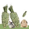 Small Animal Toy Natural Grass Handmade Weaving Teeth Grinding Toy Hamster Rabbit Carrot