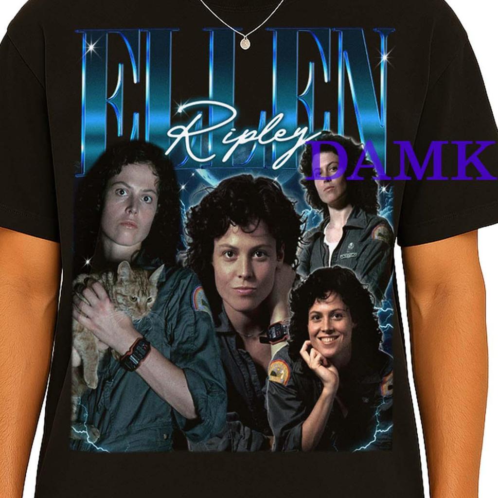 Ellen Ripley Shirt, Ellen Ripley Retro Tshirt, Ellen Ripley Fan Tees, Ellen Ripley Vintage T-shirt, Ellen Ripley Sigourney Weaver Merch
