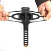 Silicone Bike Phone Mount with Adjustable Strap Shockproof Stable Smartphones Holder Universal Compatibility Black