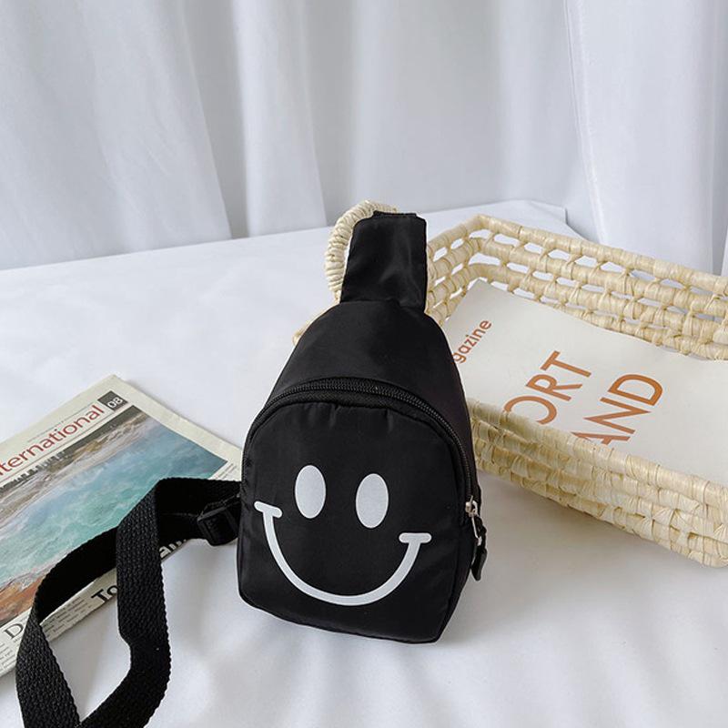 Рюкзак-кроссбоди «Смайлик» 2024 – Большая вместимость для детей, девочек и малышей