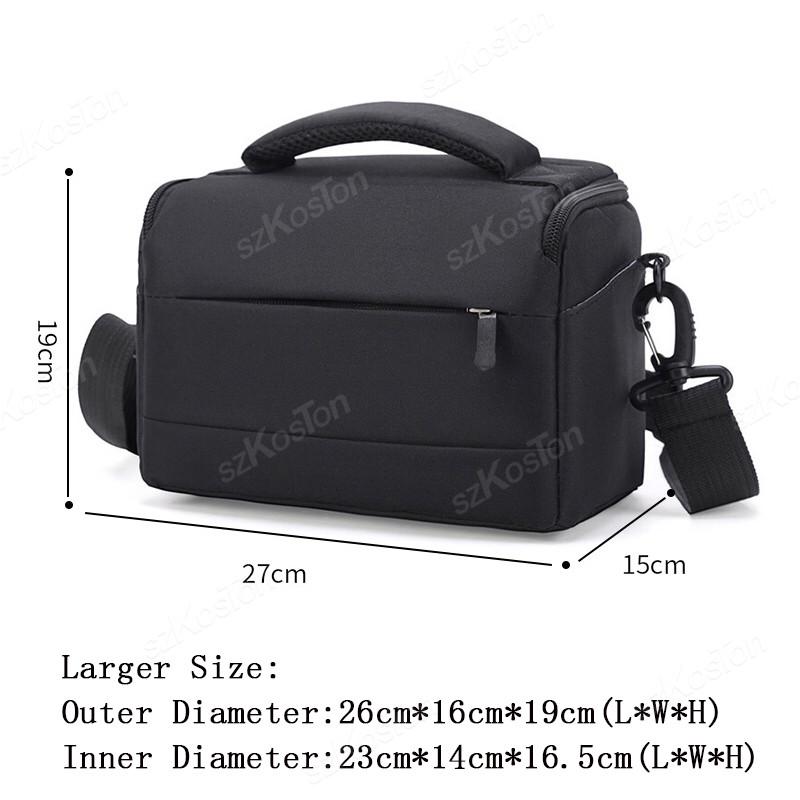 Сумка для камеры, чехол из холста, совместимая с зеркальными камерами Nikon, Canon, Sony, цифровыми зеркальными камерами/зеркальными камерами, сумка-мессенджер через плечо для мужчин/женщин