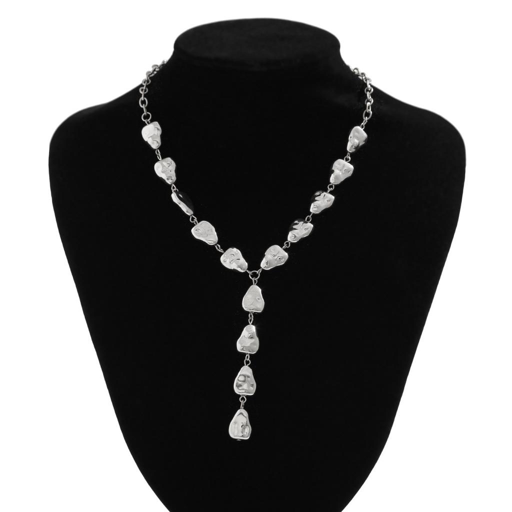 Ювелирные изделия высокого класса нерегулярная Y-образная подвеска цепочка на ключицу нишевое ожерелье аксессуары женские