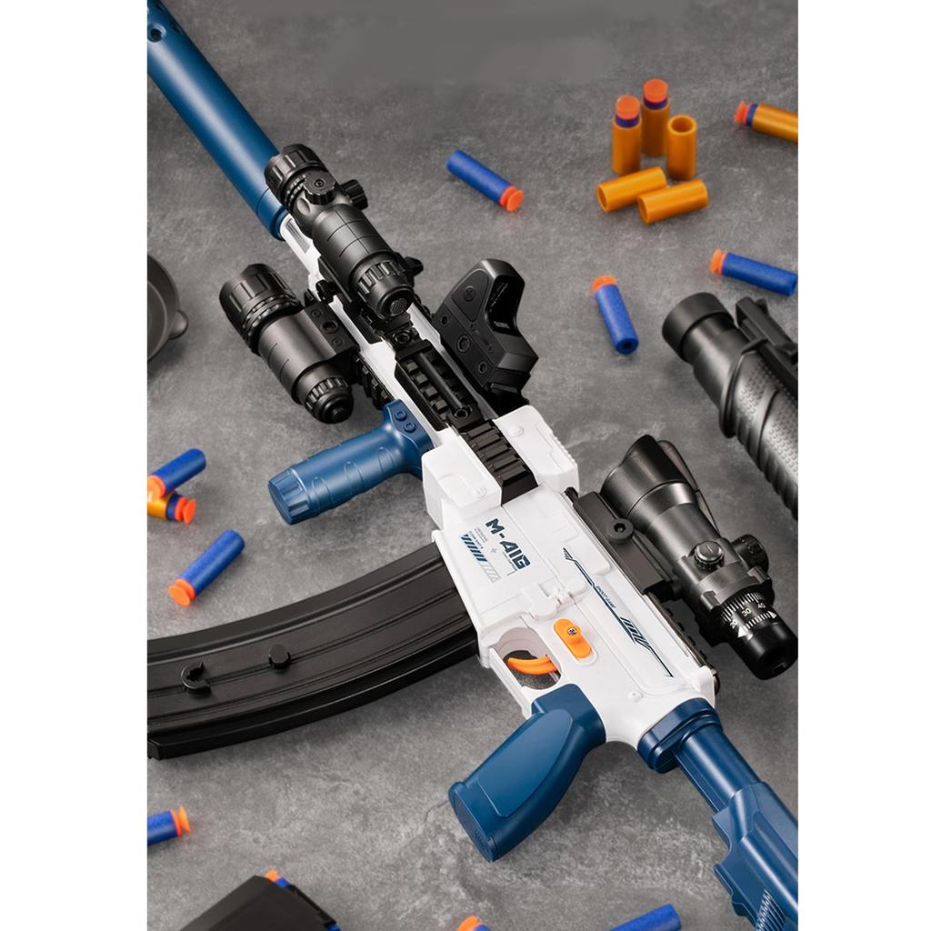 Детский игрушечный пистолет Мягкая пуля М416