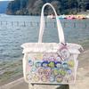 2024 Japanese Large Capacity Transparent Ita Bag - Single Shoulder Tote for Outings.