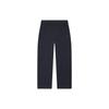 Solid Woven Straight Leg Casual Pants Men Bottoms Dark-Blue F11M419802F-NV