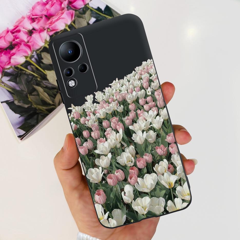 Чехол для Infinix Note 11 X663 X663B Стильный окрашенный задний чехол 6,7'' Ударопрочный чехол для телефона Для Infinix Note 11 Note11 Мягкий чехол