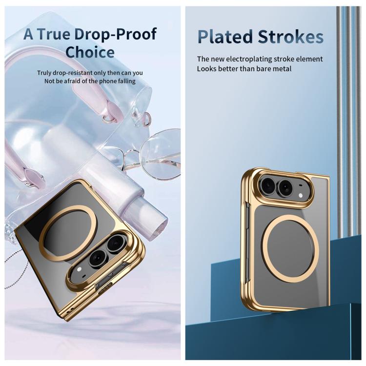 Clear Plated Magnetic Integrated Film Phone Case