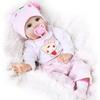 Realistic 50cm Baby Rebirth Doll New Year Gift Toy/Cloth Body Blonde Doll