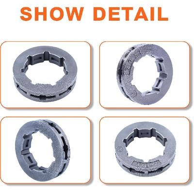 10 шт. 22 мм 3/8" 7T Звездочка обод STD Для Stihl 066 064 046 MS 660 650 661 460 461, 10 x Обод звездочки
