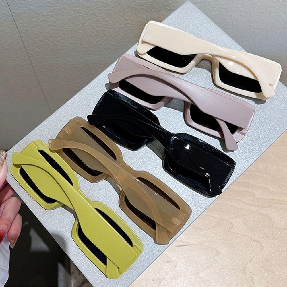 Солнцезащитные очки Candy Color Square с защитой UV400, прямоугольные солнцезащитные очки для мужчин и женщин