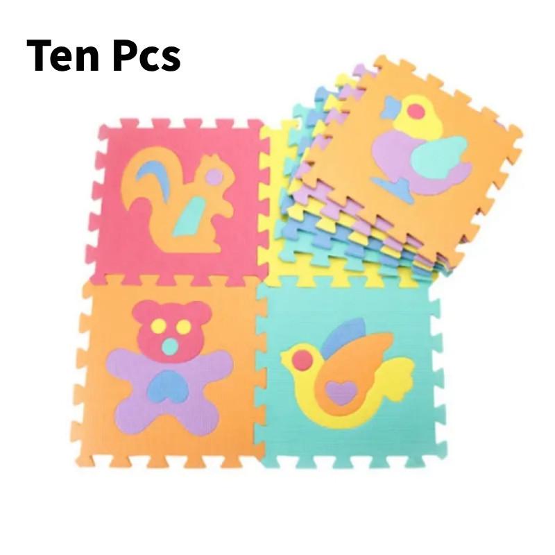 Фрукты Цифровой Животное Однотонный Пена Детский Игровой Коврик Мультяшный Пазл Малыш