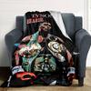 Tyson Boxing Champion Belts Four Seasons Blanket Customized With Your Name Lightweight And Warm Perfect Gift For Home Office Camping Sofa Travel Beach