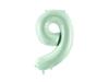 Number ''9'' foil balloon, 72cm, green