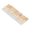 10Pcs Bb Clarinet Reeds Strength 2.5 Thinner Tip Clarinet Reeds Replacement for Beginners