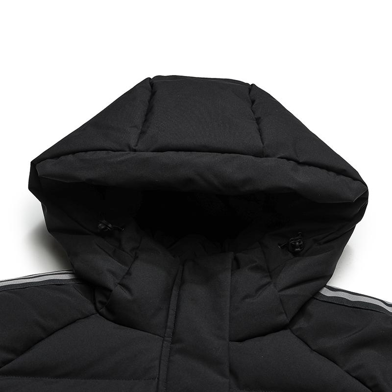 Fila Оригинальный водонепроницаемый пуховик с длинным повседневным теплым капюшоном для женщин F51W549908F-BK