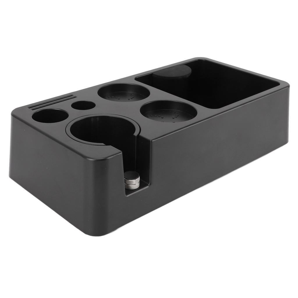Coffee Tamping Station ABS Modern Multifunctional Coffee Filter Tamper Holder Portafilter Stand for Home Kitchen Cafe