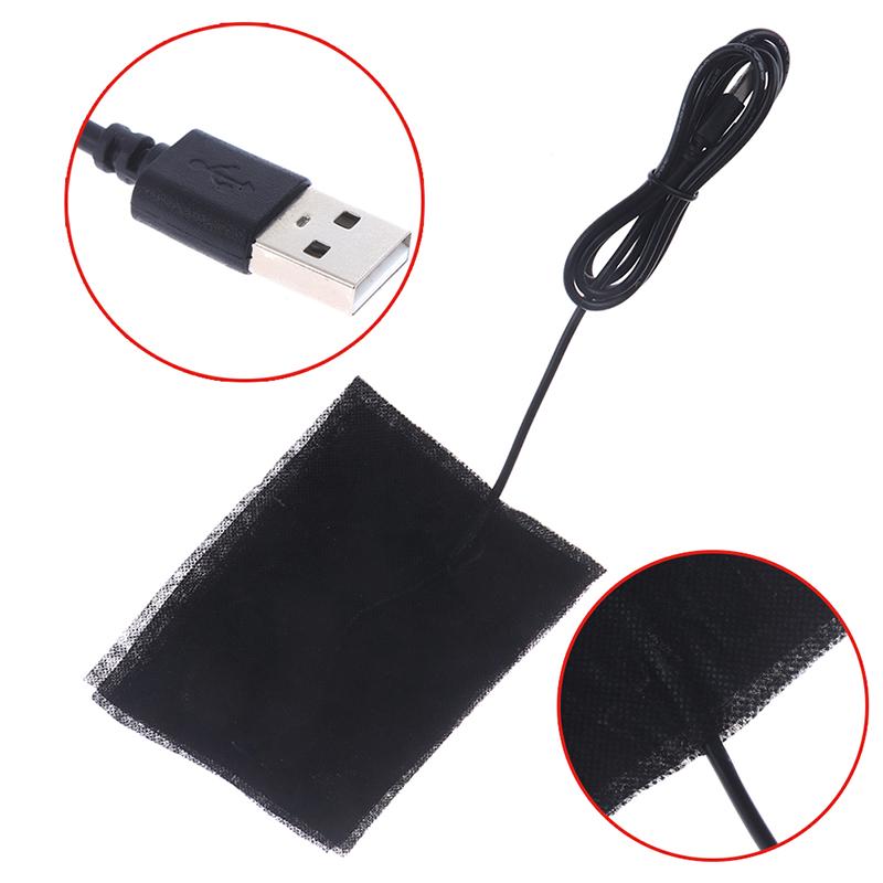 Моющийся электрический тканевый нагреватель из углеродного волокна Usb с кабелем 5 В