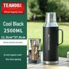 Qi Hu 316 Stainless Steel Insulated Water Bottle, Large Capacity for Home, Outdoor, or Dorm Use.