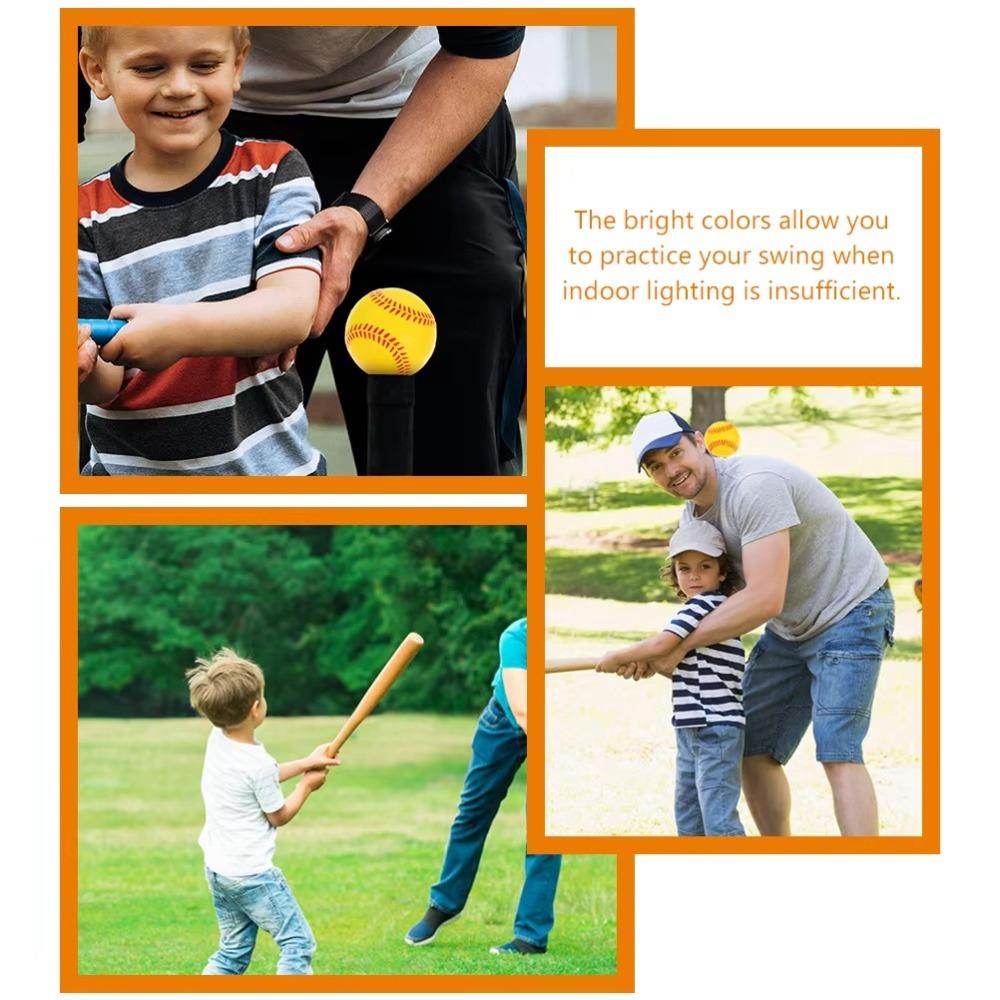 Elastic Soft Baseball Squeeze Toy Softball Durable Training Balls Kid