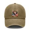 Patriotic Baseball Cap 2026 Unisex "250 YEARS" Eagle Flag Print Polyester Adjustable Sun Hat Breathable Lightweight Casual Outdoor Sports Patriotic