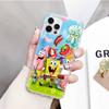 JS45 SpongeBob Friend Прозрачный чехол для Samsung A04 A14 A23 M33 M53 Realme 10 9 C35 C55 VIVO Y02 X80 Infinix Hot 30 Note 11 Tecno Spark 8P Pro