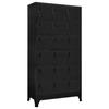 VidaXL Locker Cabinet Black 90x40x180 Cm Steel 339830