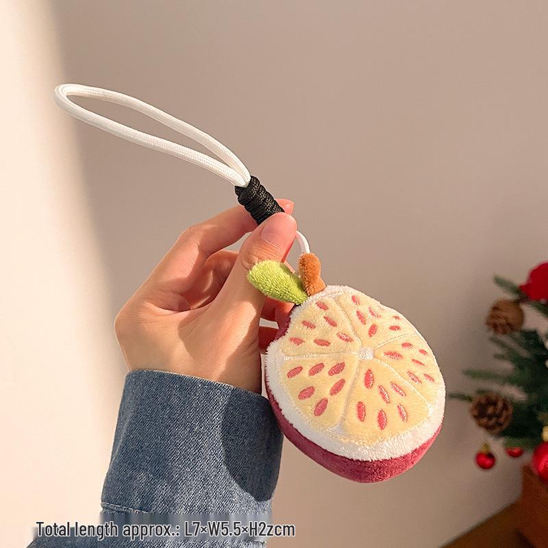 Креативный подвеска-фрукт Плюшевая кукла Брелок-шарм - Маленький подарок