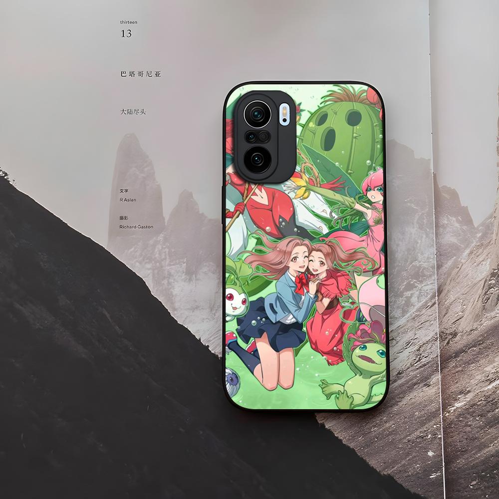 Digimon Anime Phone Case Tempered Glass For Xiaomi 15 14 12 Lite Pro 13 11t Lite POCO M6 M5 X6 X5 X3 F5 F6 Pro Cover