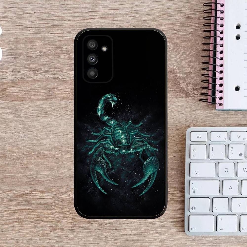 Чехол для телефона 'Скорпион' для Samsung Galaxy A13, A21s, A22, A31, A32, A52, A53, A71, A80, A91, Мягкий черный чехол