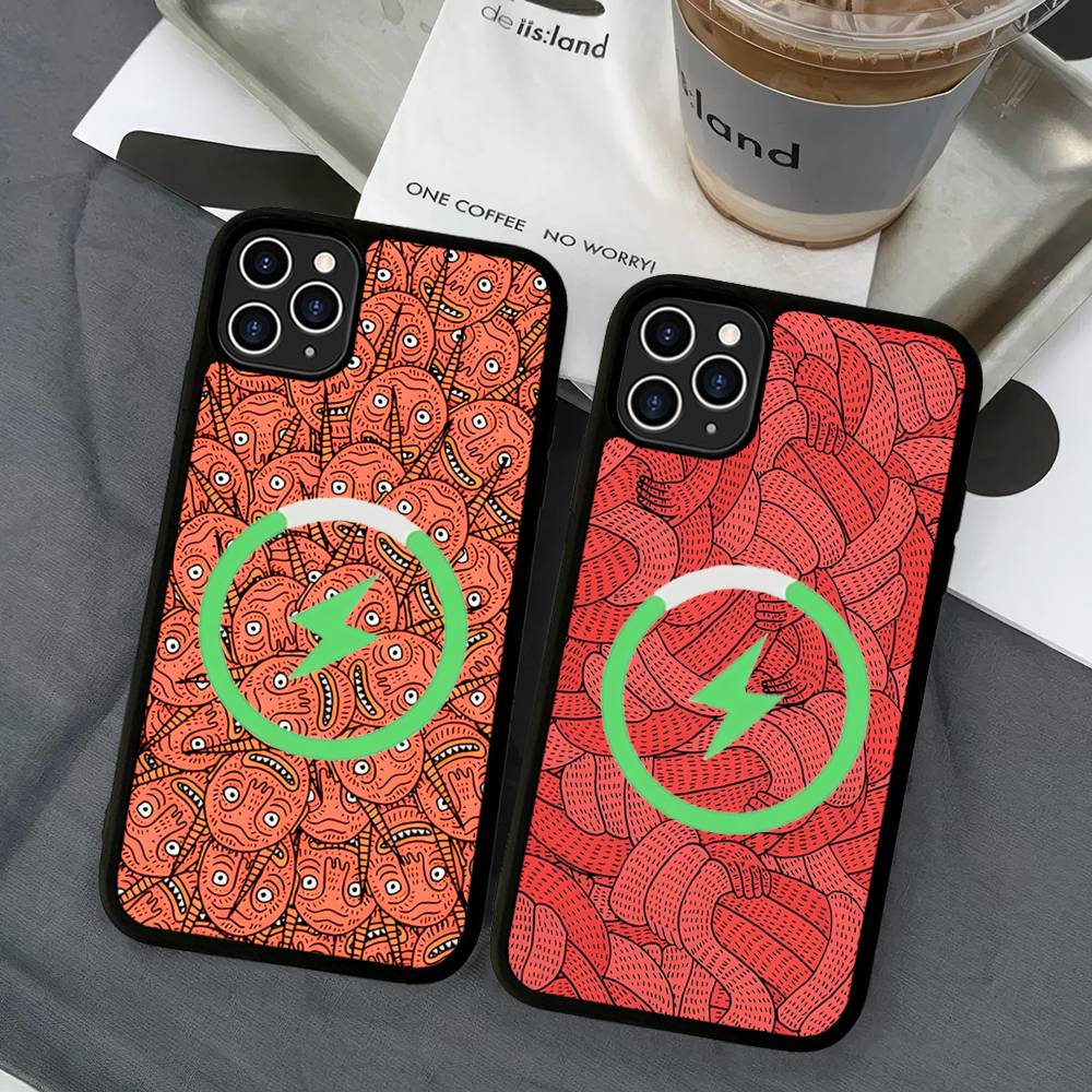 Магнитный чехол для телефона с принтом Polly Nor Для IPhone 17 Pro Max 16 15 14 Plus 13 12 11 Pro Max Для обложки Magsafe