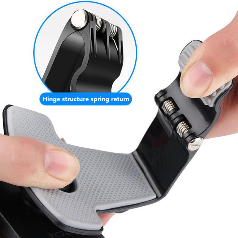 Car Dashboard Phone Holder Mobile Phone Stand Rotatable Car Clips Smartphone Bracket Sun Visor Mirror Mount Support