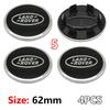 4Pcs 62mm For Land Rover Car Styling Car Wheel Center Hub Cap Covers Badge Range Rover L322 L405 Freelander Discovery SVR Evoque wsvz7
