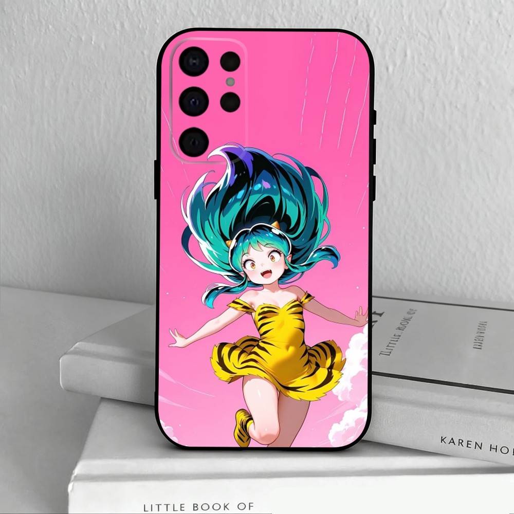 Чехол для мобильного телефона U-Urusei Yatsura L-Lum для Samsung S25,S24,S21,S22,S23,S30,Ultra,S20,Plus,Другие Мягкий черный чехол
