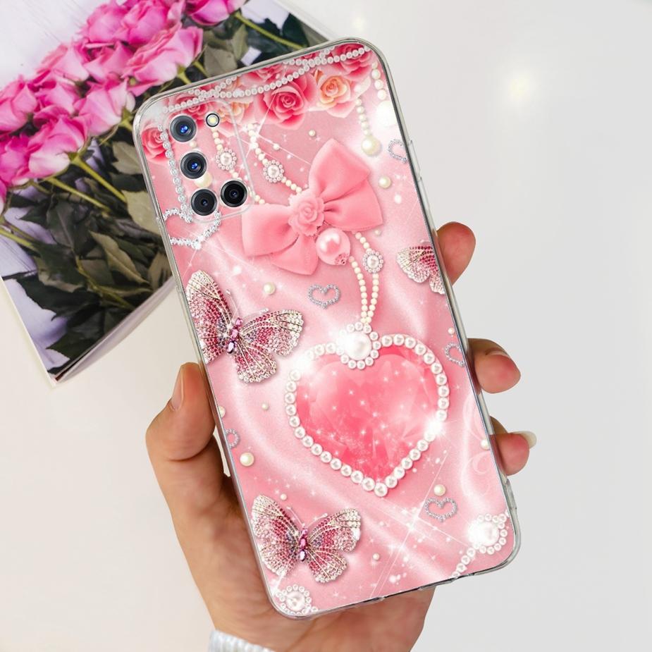 Чехол для Oppo A52 A72 A92 Милый Модный Расписной Чехол Прозрачные Силиконовые Чехлы для Телефона Для Oppo A72 A 52 92 OppoA52 OppoA72 Мягкие Fundas