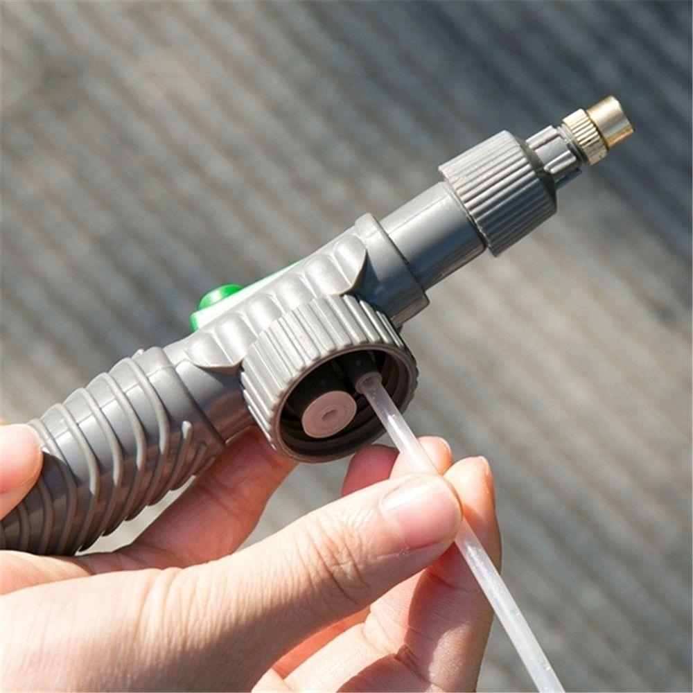 Garden Watering Tool Adjustable Household Drink Bottle Spray Air Pump Head Nozzle Manual Sprayer