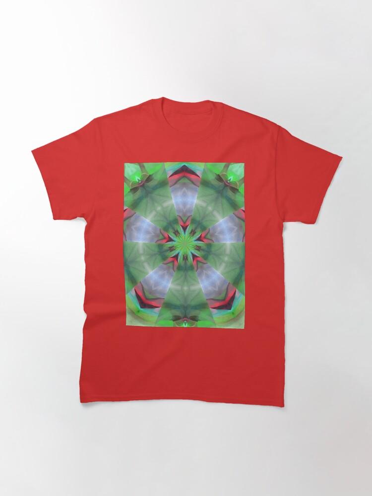 Pentangle Pastel Shades Multicolored Kaleidoscope Pentangle Pattern 5 Classic T-Shirt