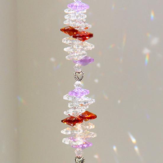 Сердце Любви Искусственный Кристалл Ловец Солнечного Света Декорация Для Дома Улицы Искусственный Кристалл Сердце Призма Подвеска Ловец Радуги
