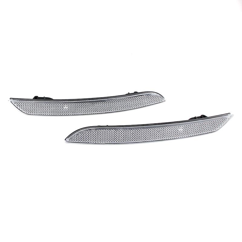2Pcs 63147301187 OE-Spec Smoke Rear Left+Right Bumper Reflector Lens Assy Without Bulbs For BMW F30 F31 F32 F33 3 4 Series