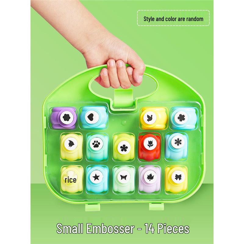 Kids' DIY Paper Puncher: Effort-Saving Embosser Set for Kindergarten Art Projects
