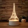 2022 Acrylic 3D Led Cordless Sleeping Kid Bedroom Small Led Lamp Base Night Light With