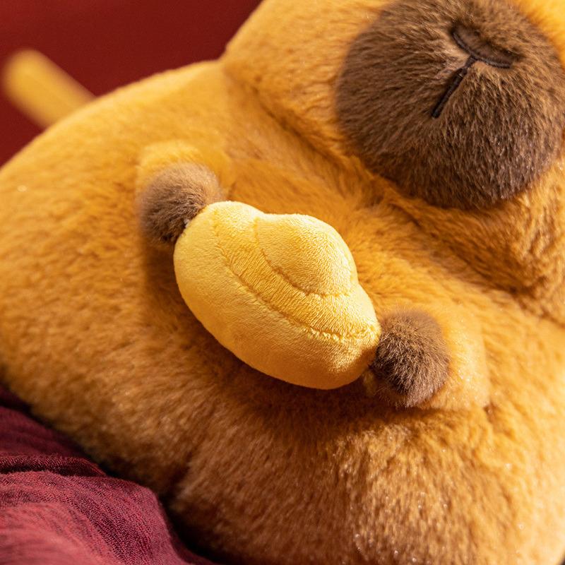 Cute Ingot Kapibala Doll Capybara Doll Small Bear Plush Toy Girls Rag Doll Gift