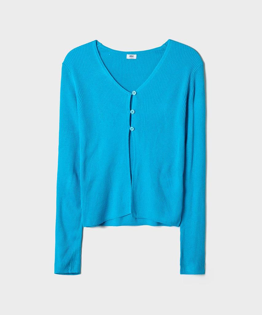 Spao [Прохладный] Летний рубчатый кардиган (ре)_Spckg37G02 (Тип B)