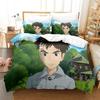 Комплект постельного белья «Мальчик и цапля» односпальный двуспальный двуспальный комплект постельного белья размера «king-size» для взрослых и детей, комплект пододеяльников, комплект простыней в стиле аниме