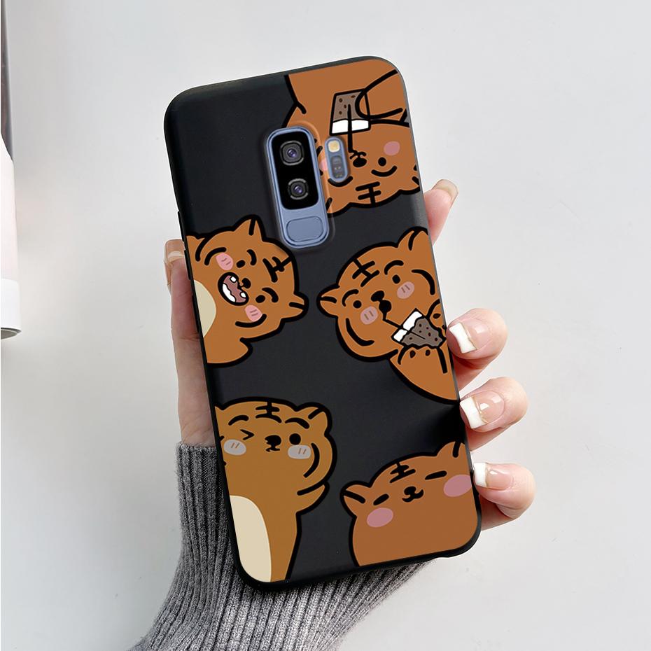 Силиконовая задняя крышка для Coque Samsung Galaxy S9 Plus Милый кролик панда Защитный мягкий чехол для телефона SamsungS9 S9Plus Funda Capas