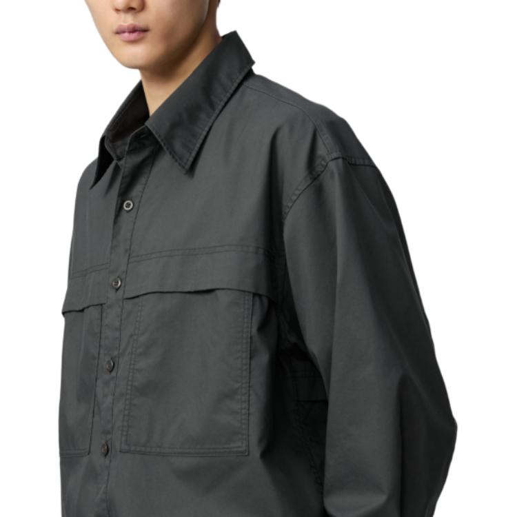 UNIQLO U Shirts Men's Dark Gray Moderate 480652-08